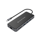 ADAPTADOR USB-C 12IN1 CONCEPTRONIC HDMIx2 VGA USB-C DATOS USB-A AUDIO LAN LECTOR TARJETAS DONN15G