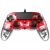 GAMEPAD NACON COMPACT PS4 OFICIAL - ROJO ILUMINADO