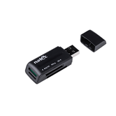 LECTOR DE TARJETAS NATEC MINI ANT 3 SDHC MMC M2 MICROSD USB 2.0 NEGRO