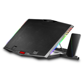 BASE DE REFRIGERACION PARA PORTATILES MARS GAMING CON SOPORTE ADICIONAL DE MOVIL/TABLET PARA PORTATIL HASTA 17" ILUMINACION RGB