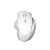 MOUSE WIRELESS MARS GAMING MMWERGO WHITE 3200DPI SWITCHES MECANICOS KAILH DISEÑO ERGONOMICO DIEST