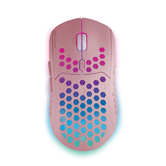 MOUSE INALAMBRICO MARS GAMING MMW3 PINK USB 2.4G BATERIA RECARGABLE 3200DPI ULTRALIGERO HIVE ILUMINACION RGB FLOW