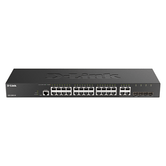 24-PORT GIGABIT MANAGED SWITCH PLUS 4 COMBO 1000BASET/S FP