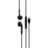 AURICULARES DE BOTON DCU LIGHTING APPLE NEGRO (34151016)