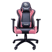 SILLA GAMER TALIUS GECKO V2 NEGRA/PINK, BUTTERFLY, BASE NYLON, RUEDAS NYLON